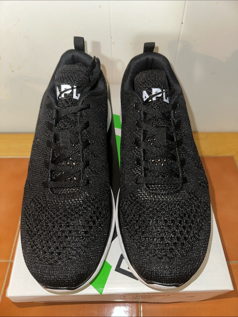 APL women TechLoom Athletic Sneakers in Black/White - Picture 3 of 3